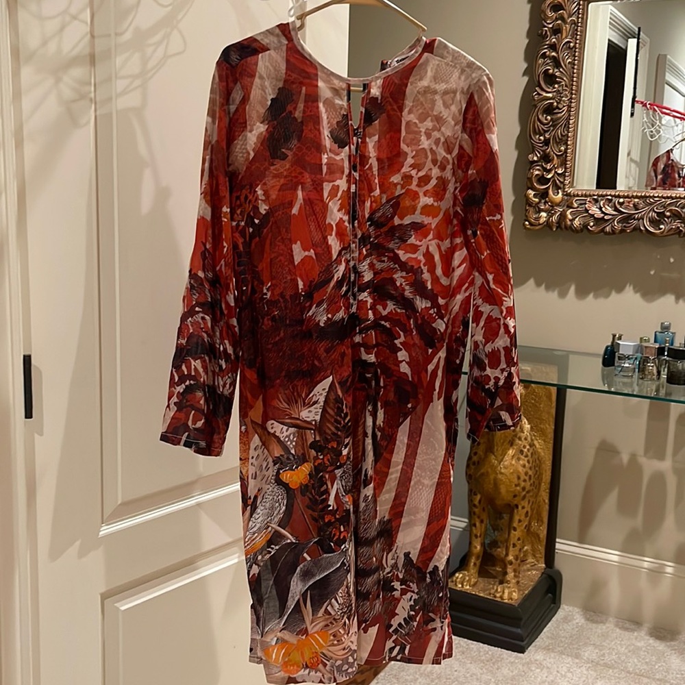 G-PRET animal print Pakistani Designer top size M GUL AHMED